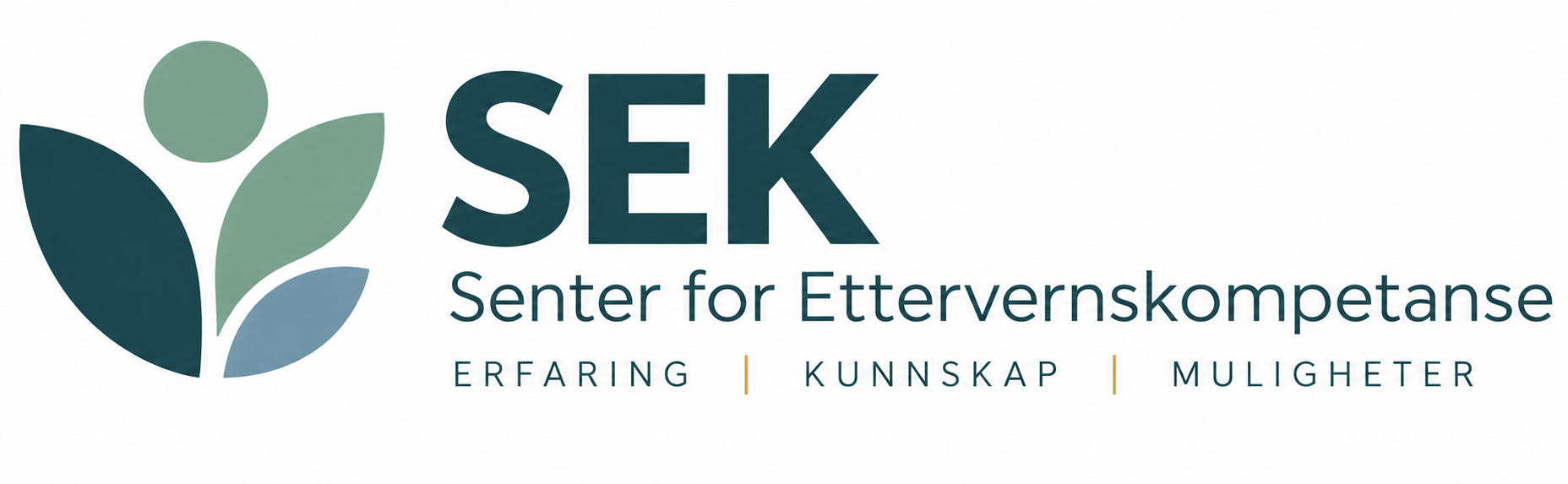 Logo Senter for Ettervernskompetanse - SEK